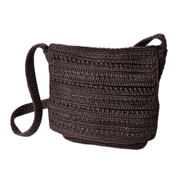 The Sak Handbags - The Sak Y2K Crochet Shoulder Bag Brown